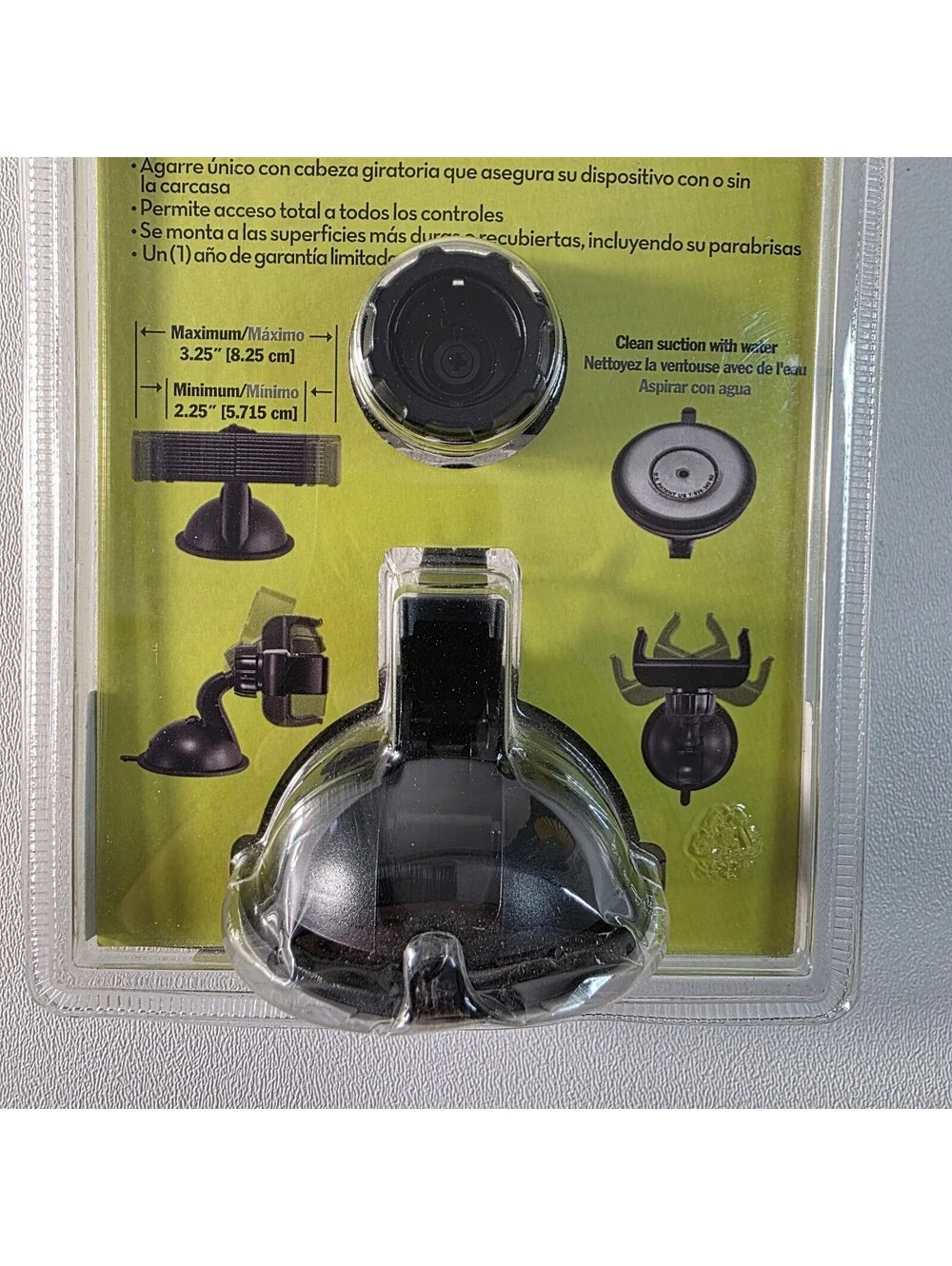 Bracketron - Mi-T Grip Cell Phone Smartphone Dash/Window Mount IPM-495-BL New!